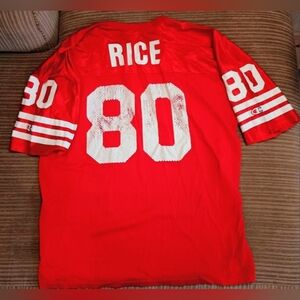 Vintage Jerry Rice 49ers Jersey Size XXL